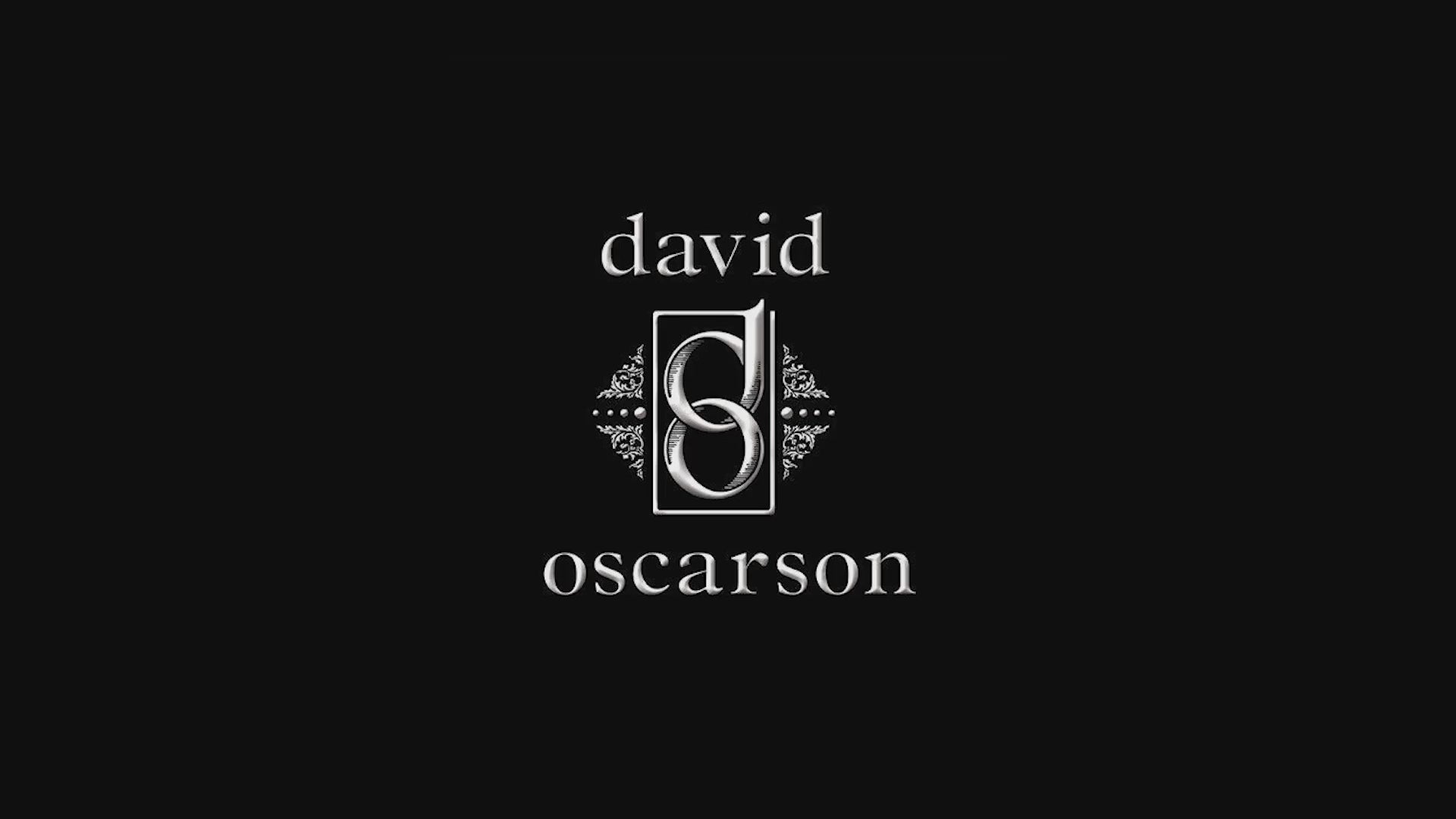 Load video: David Oscarson Rosetta Stone Fountain Pen - Translucent Sapphire Blue and Opaque Black, &amp; Red Hard Enamel