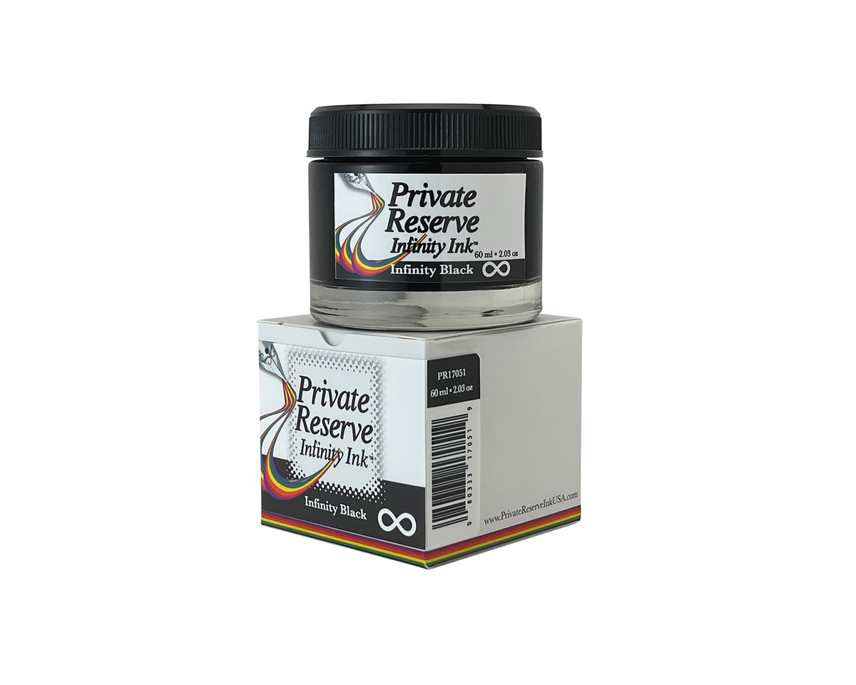 Private Reserve Infinity 60ml Bottled Ink - Black (ECO Formula)