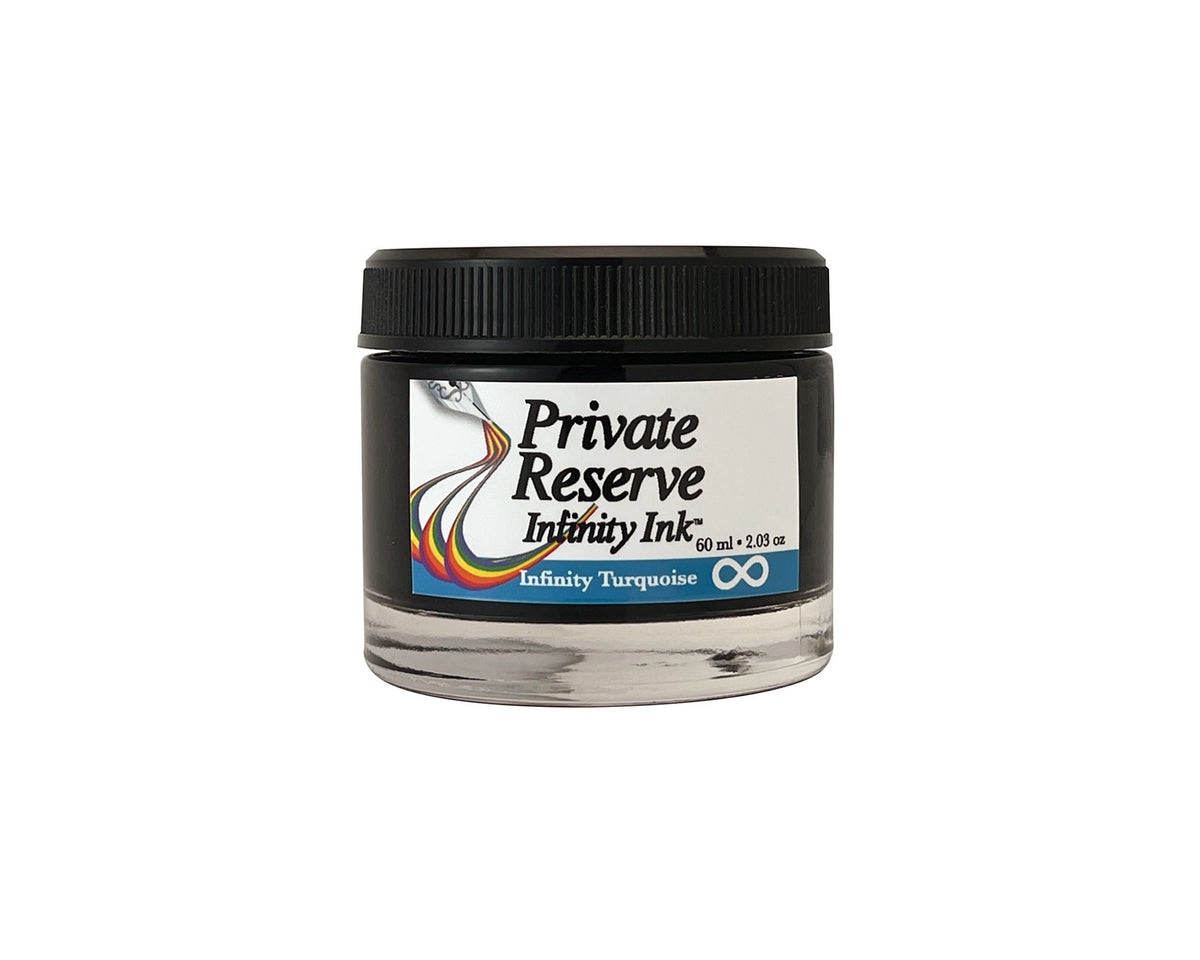 Private Reserve Infinity 60ml Bottled Ink - Turquoise (ECO Formula)