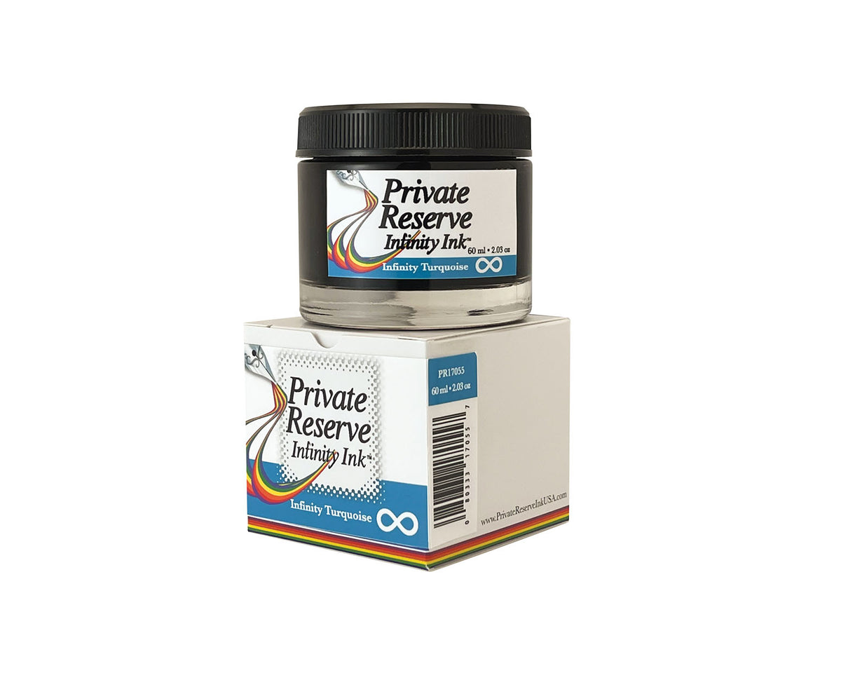 Private Reserve Infinity 60ml Bottled Ink - Turquoise (ECO Formula)