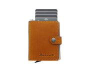 Retro51 Modern Traveler Wallet - Cognac With Turquoise Tornado™ Elite Pen