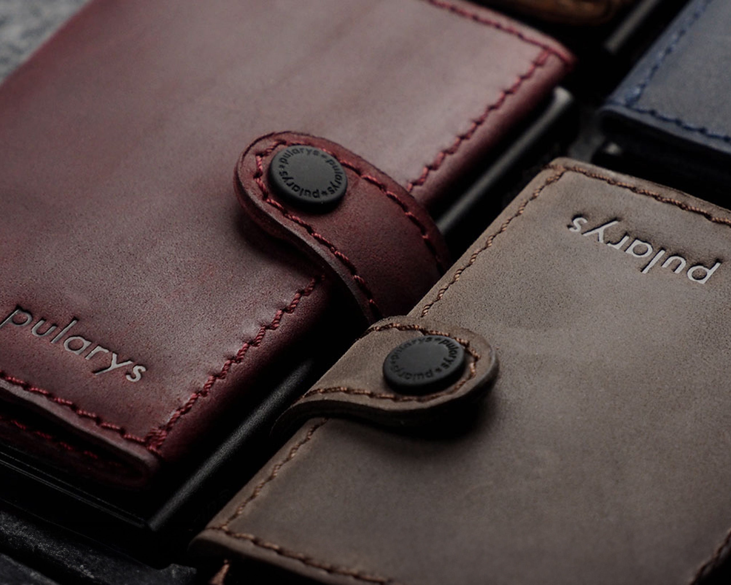 Pularys HIKER Wallet - Hunter Leather in Brown