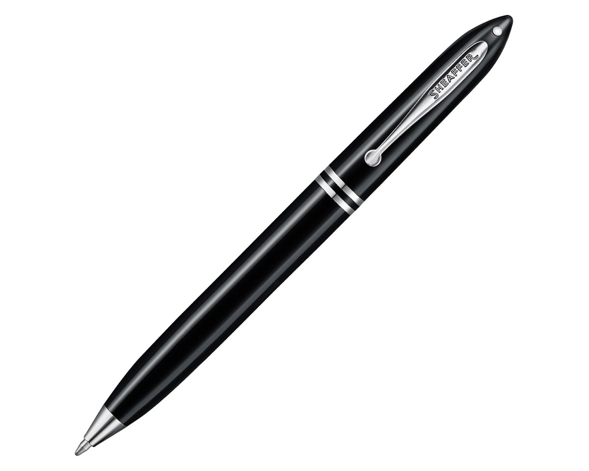 Sheaffer Balance III Black Ballpoint Pen with Chrome Trim