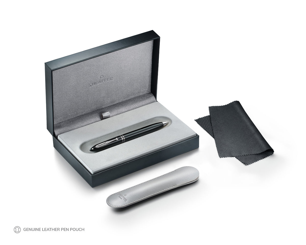 Sheaffer Balance III Black Ballpoint Pen with Chrome Trim