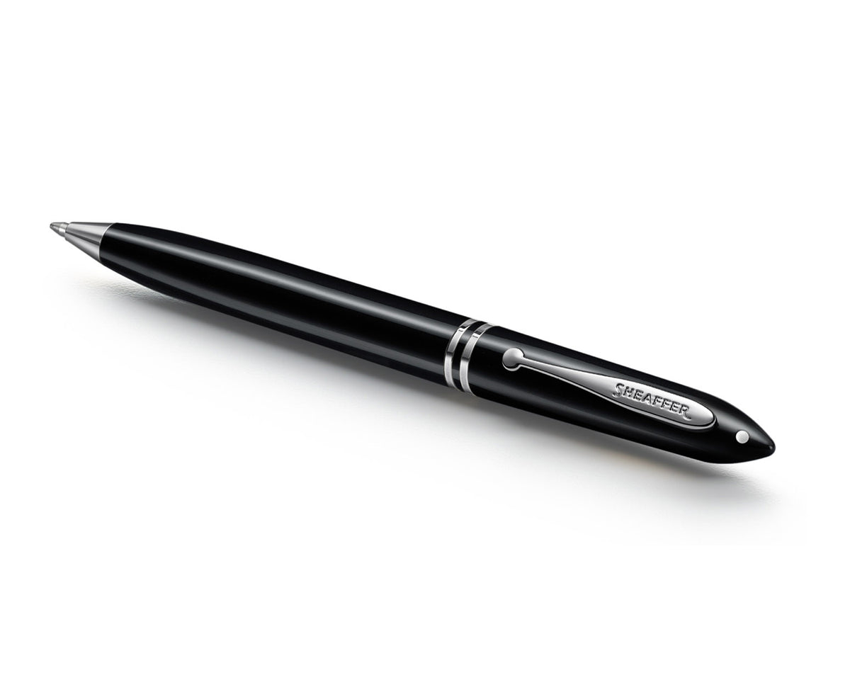 Sheaffer Balance III Black Ballpoint Pen with Chrome Trim