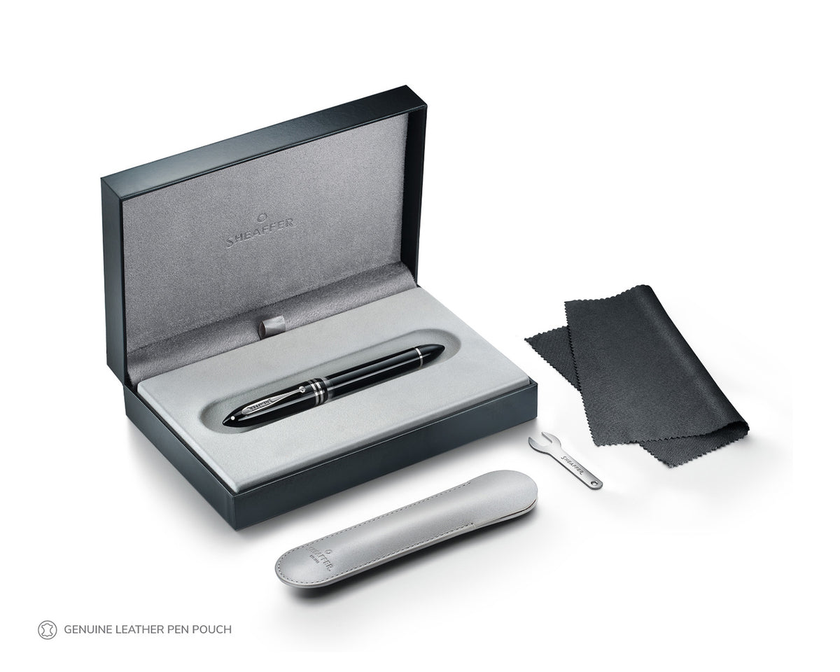 Sheaffer Balance III Black Fountain Pen with Chrome Trim