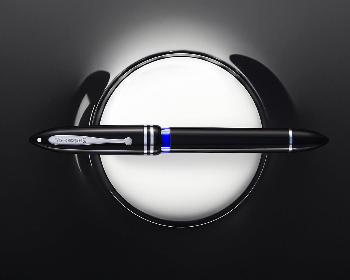 Sheaffer Balance III Black Fountain Pen with Chrome Trim