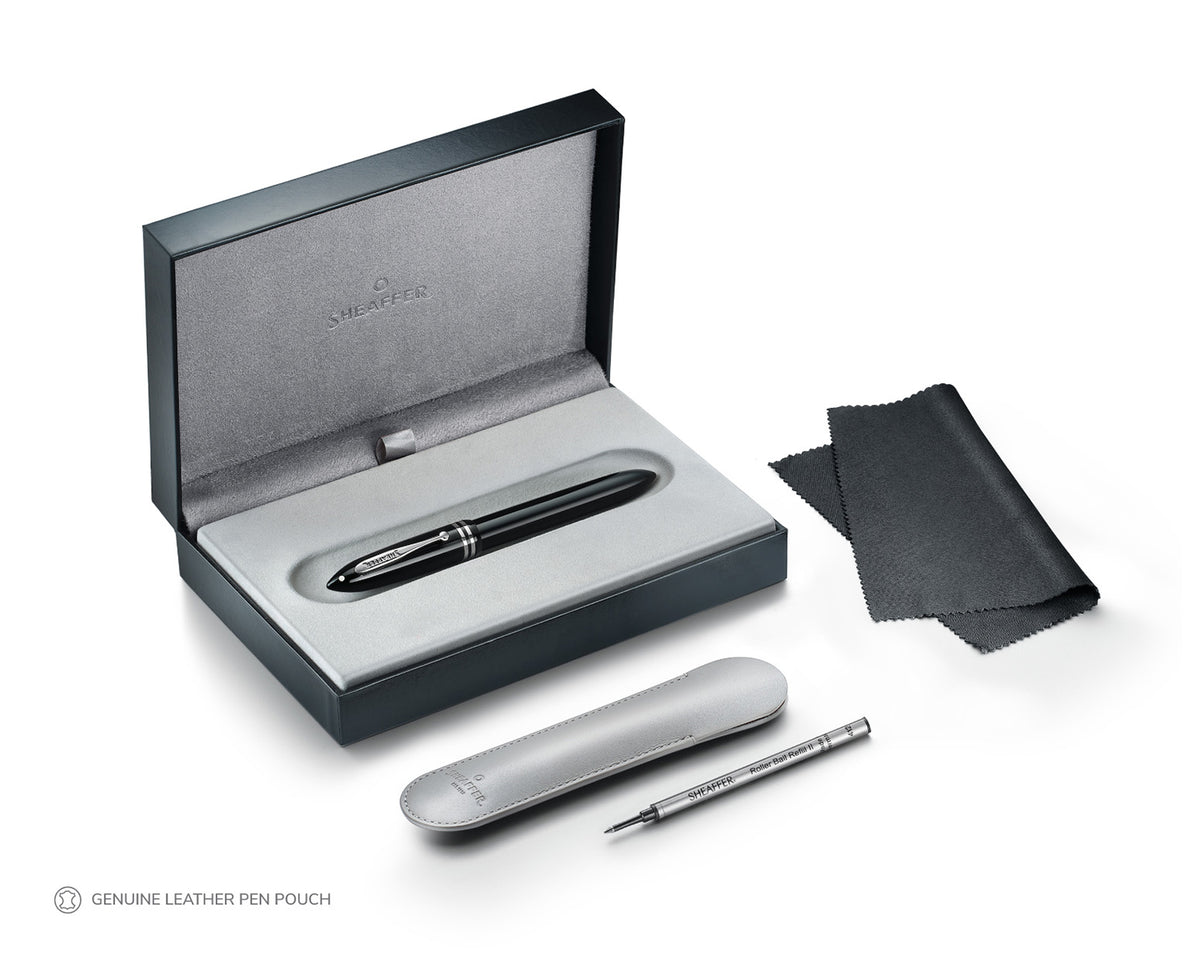 Sheaffer Balance III Black Rollerball Pen with Chrome Trim