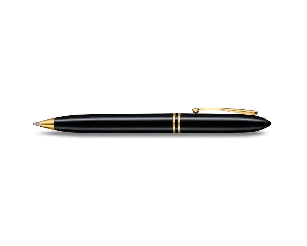 Sheaffer Balance III Black Ballpoint Pen with Gold Trim