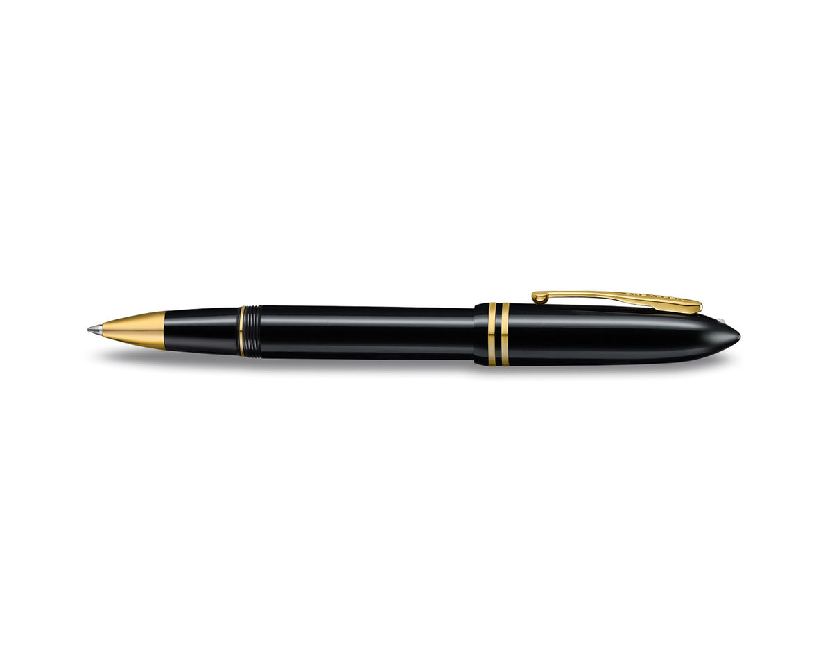 Sheaffer Balance III Black Rollerball Pen with Gold Trim